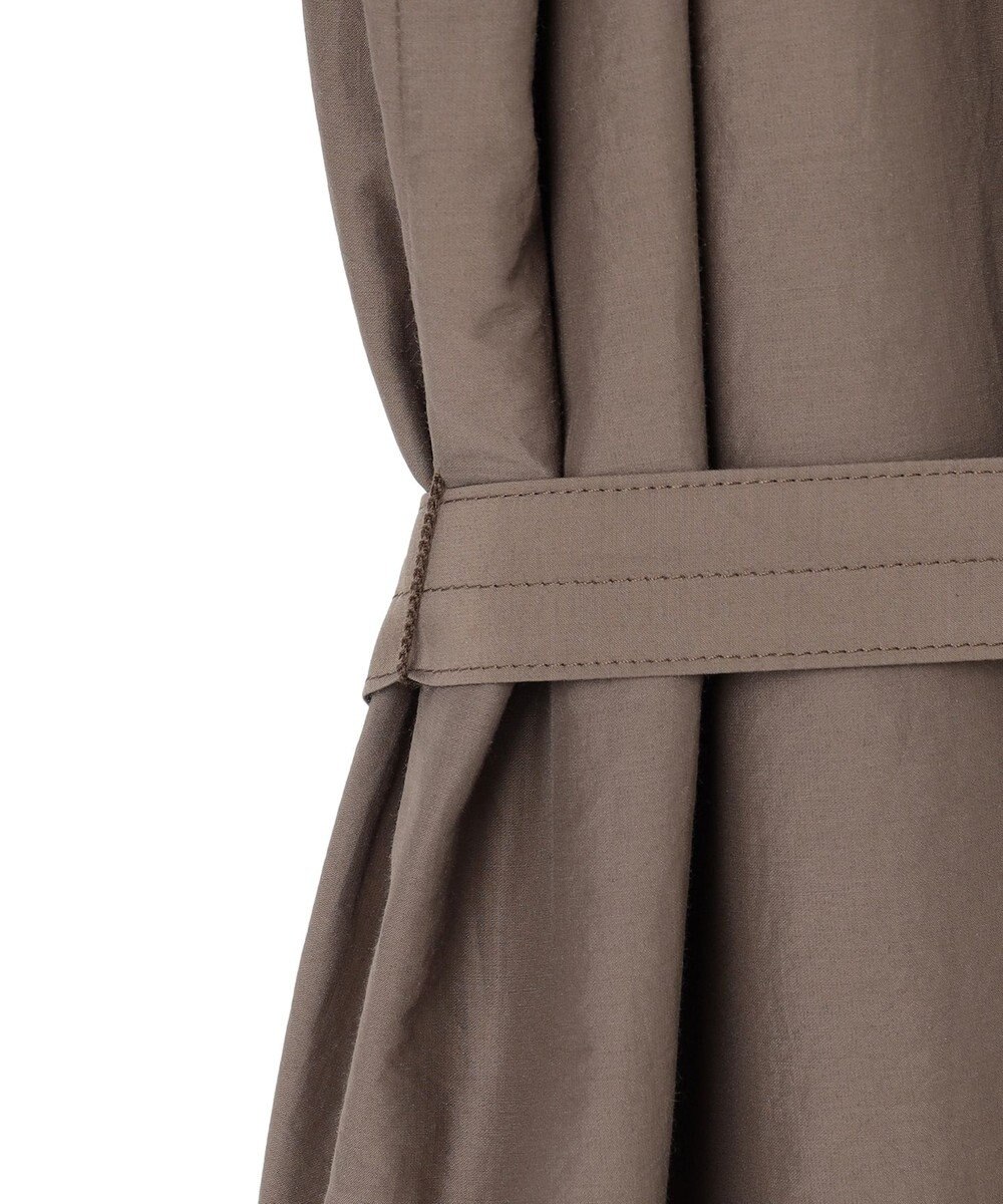 23区 【先行予約】ナイロンコットンタフタ シャツワンピース 