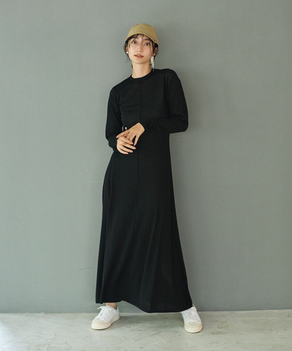 #Newans パーフェクトシルエットニットドレス 