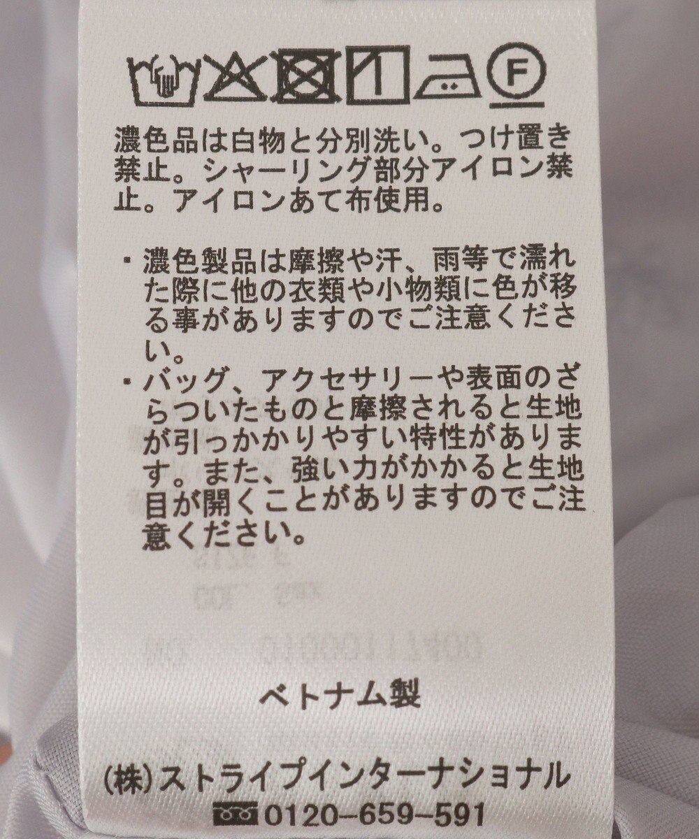 earth music&ecology ラッフルショルダーフラワーワンピース 