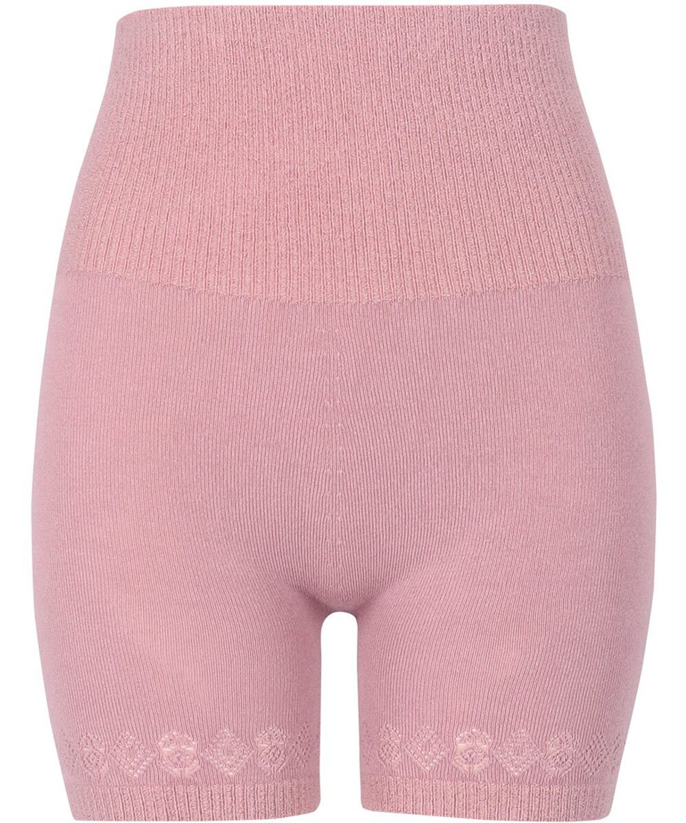 Wing 腹巻き付きオーバーパンツ 薄手 あたたかい 軽いはきごこち やさしい肌あたり ３分丈 毛パン 秋 冬 ER0813 ウイング／ワコール 