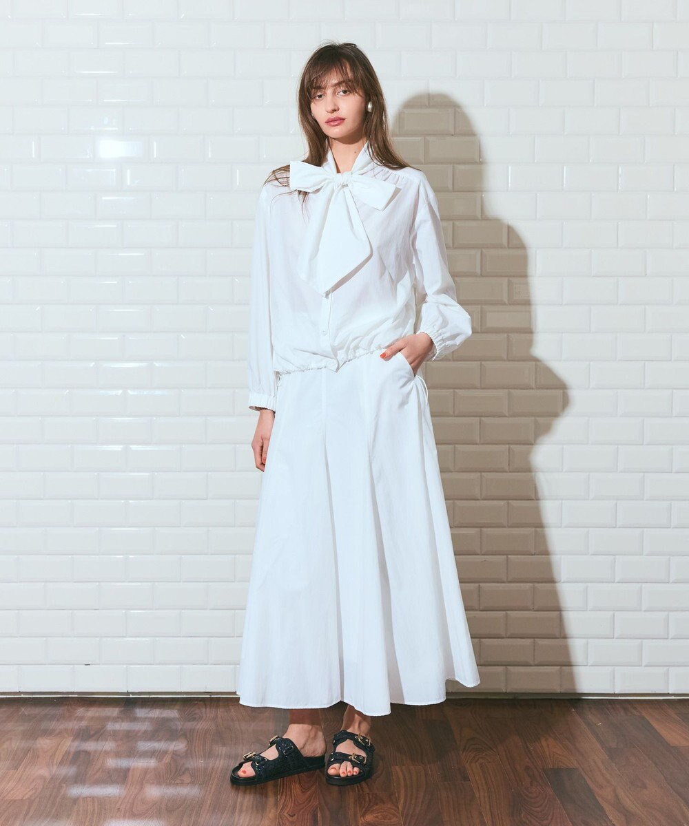 GRACE CONTINENTAL ボウタイシャツブルゾン 