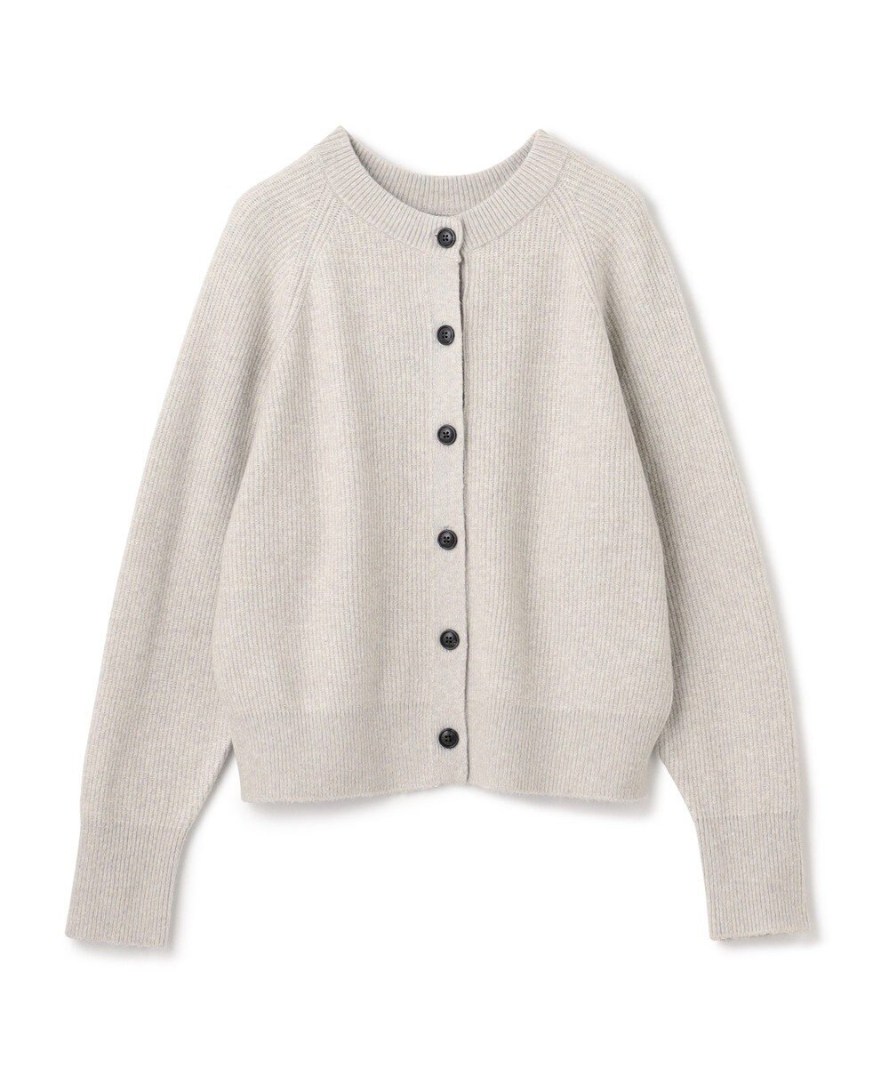 UNFILO 【洗える】ふわふわニット 2WAYクルーカーディガン 