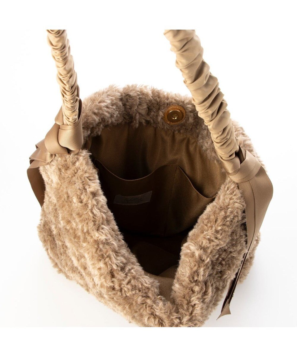 UNBILLION カシュカシュ cachecache / 下がりグログランボアトートバッグ 