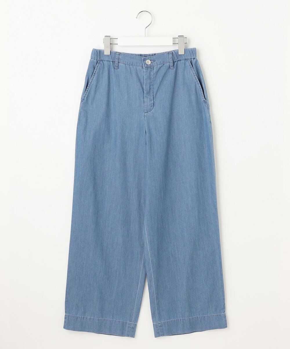 J.PRESS LADIES S 【洗える】4oz Light Denim ストレート パンツ 