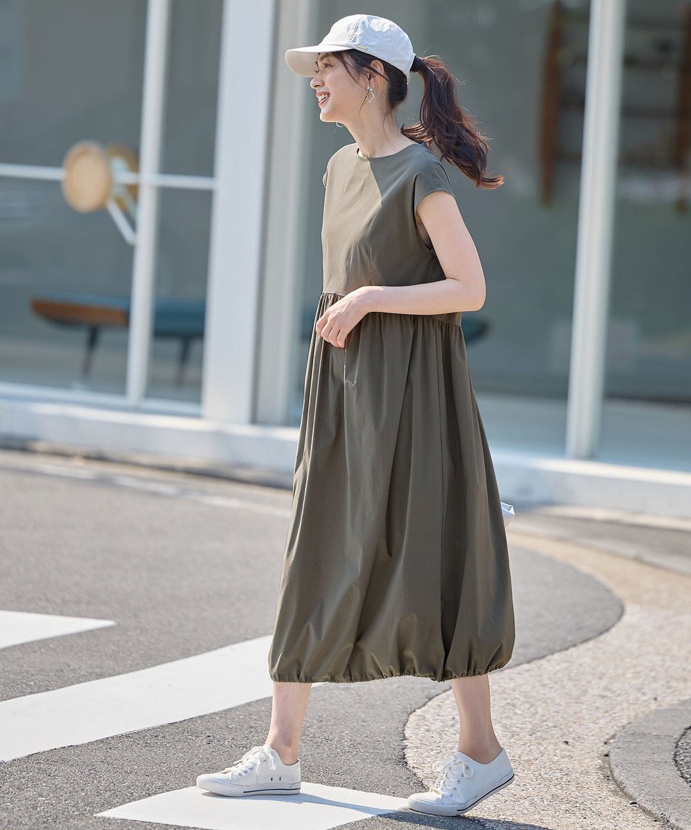 ANY 【撥水/2WAY】ドロストワンピース 