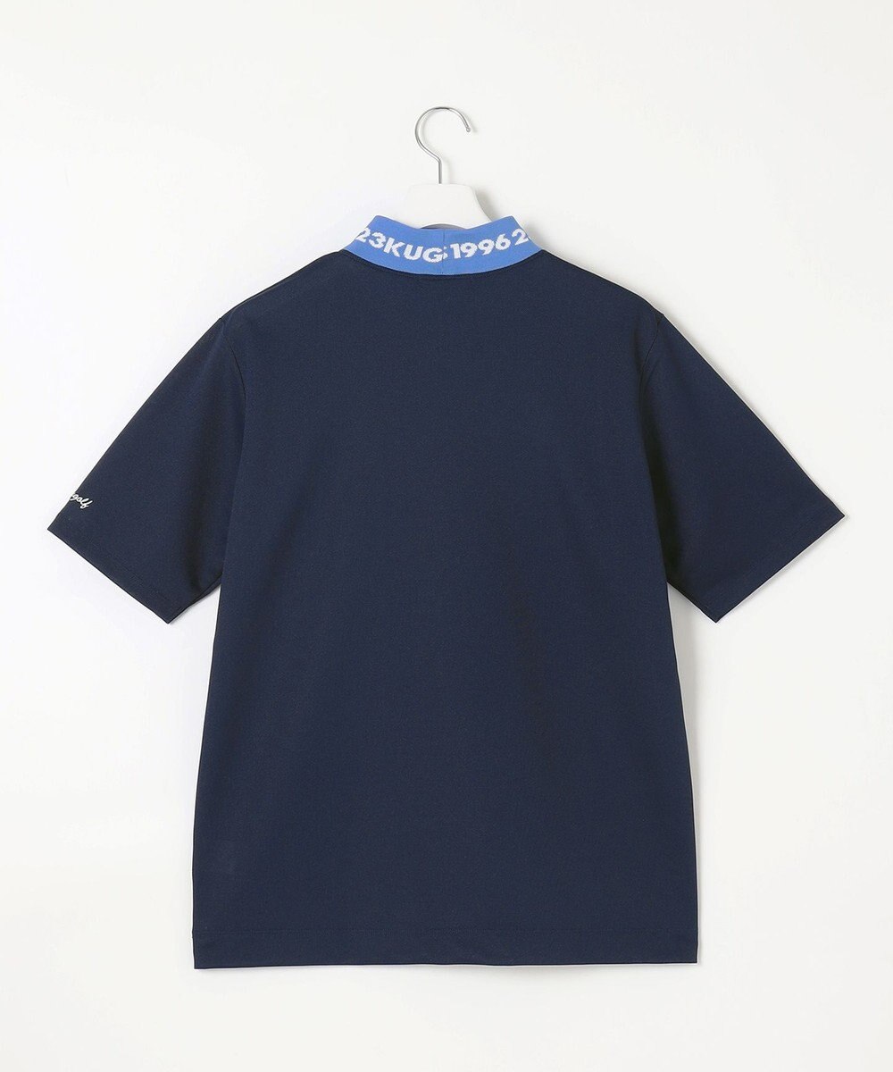 23区GOLF 【WEB限定】【MEN】【吸水速乾/UVケア】襟ロゴ モックネックシャツ 