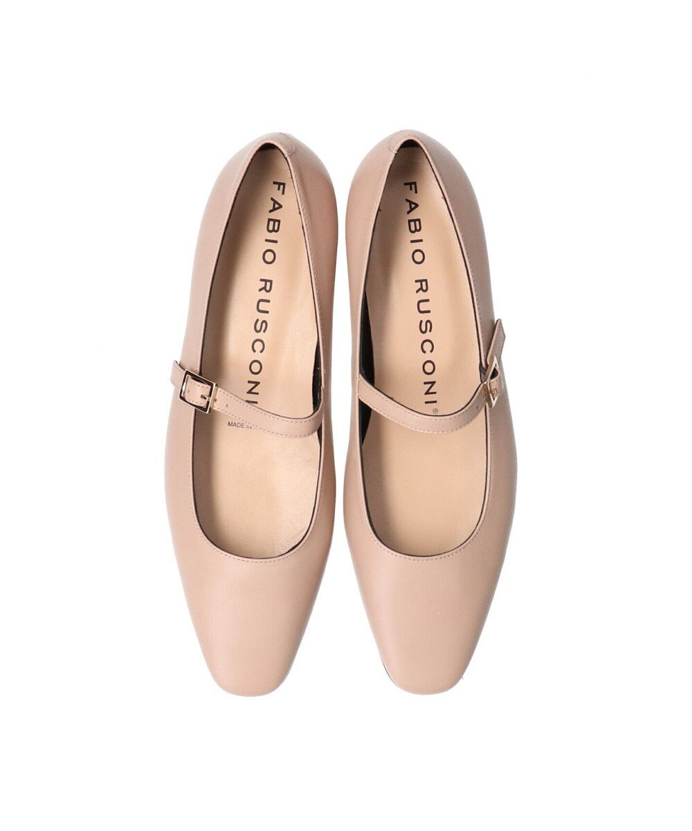 INTER-CHAUSSURES 【FABIO RUSCONI】スクエアトウワンストラップパンプス 