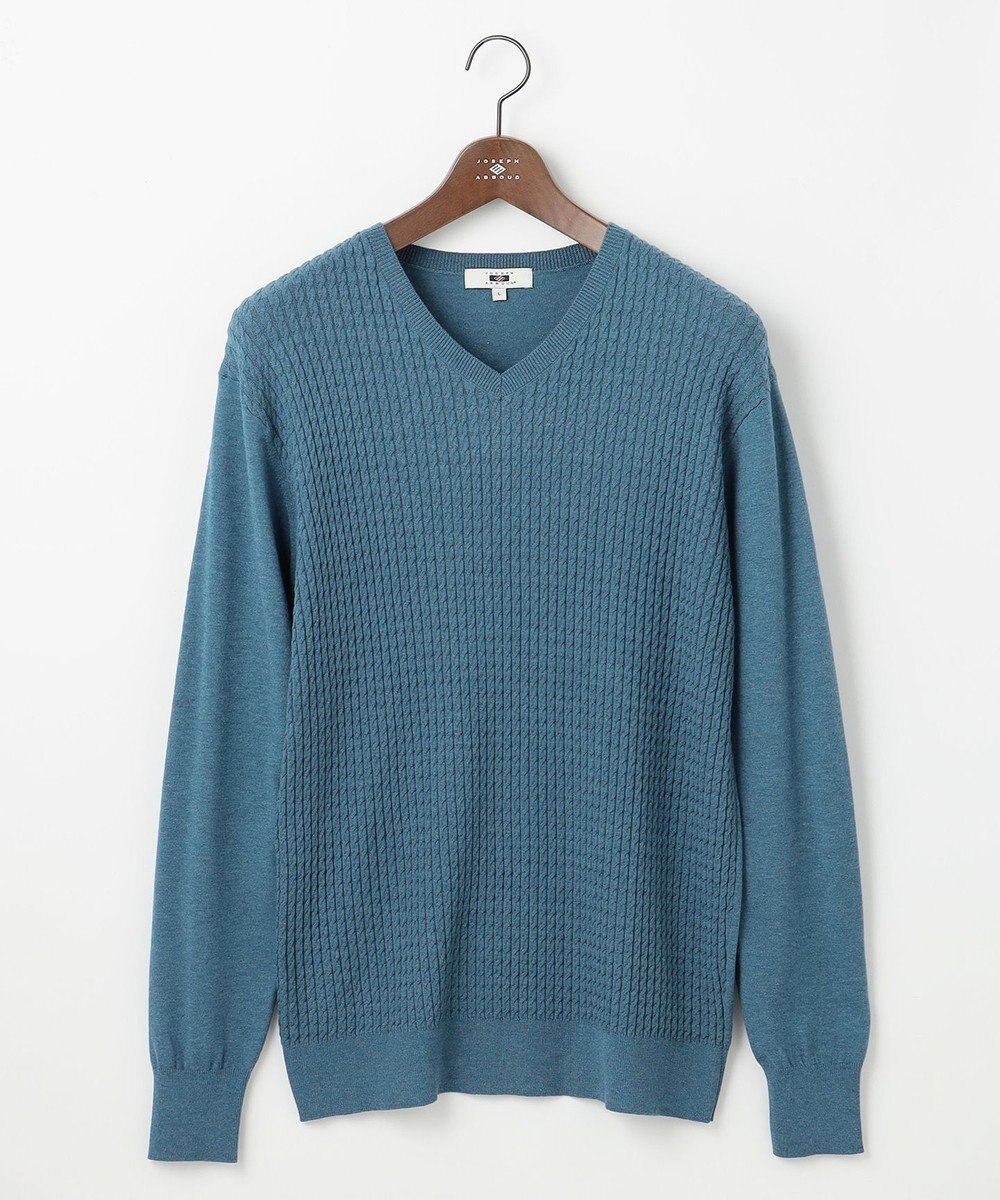 JOSEPH ABBOUD 【チクチクしない/ 3シーズン対応/サスティナブル】SNOWY Vネックセーター 