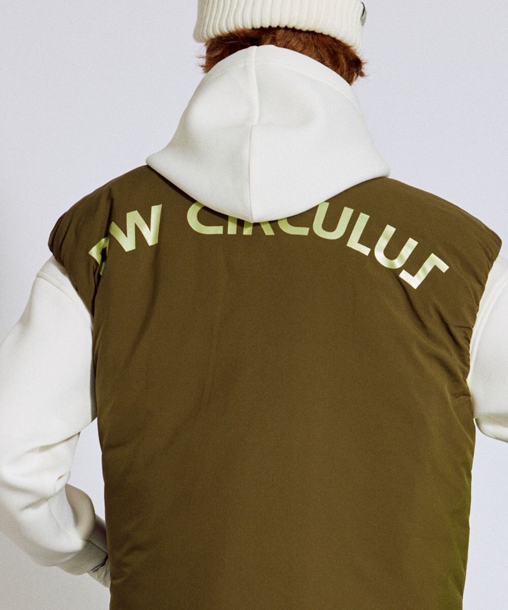 PW CIRCULUS 【撥水加工 / ストレッチ】【MEN】キルティング中綿ベスト ゴルフ 