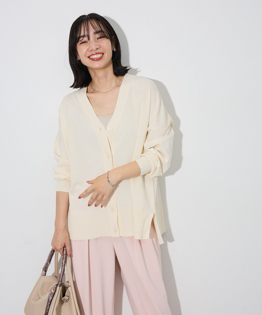 Green Parks ここちニットＶネックカーディガン 