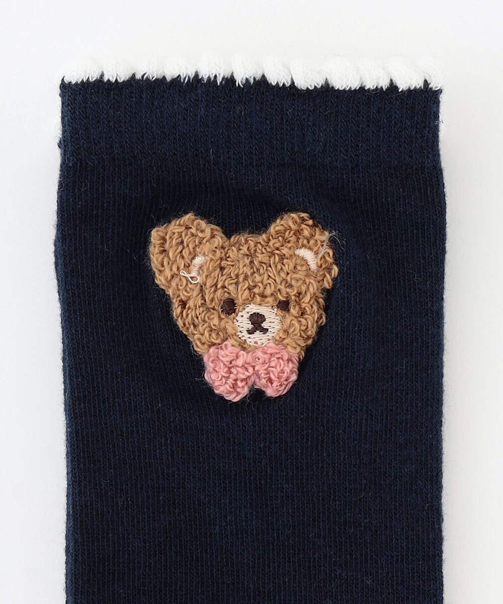 ANY KIDS ハイソックス（アニマル サガラ刺繍） 