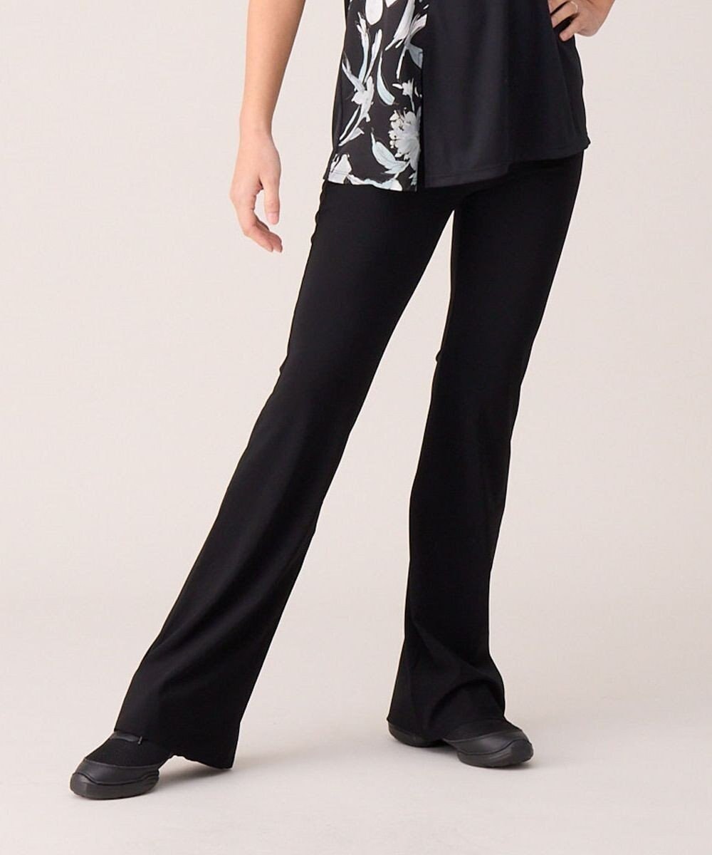 Chacott マイクロリブブーツカットパンツ 