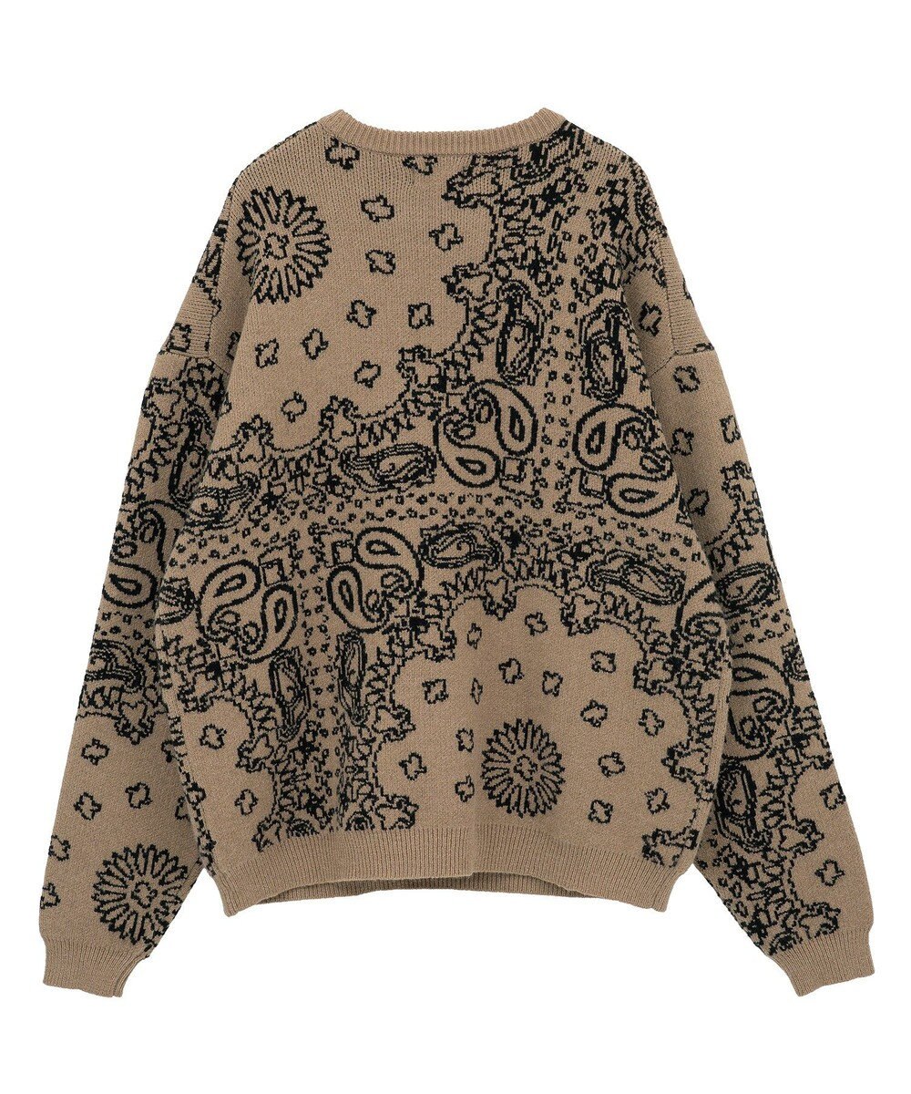 CRAFT STANDARD BOUTIQUE ペイズリー柄ニットプルオーバー 