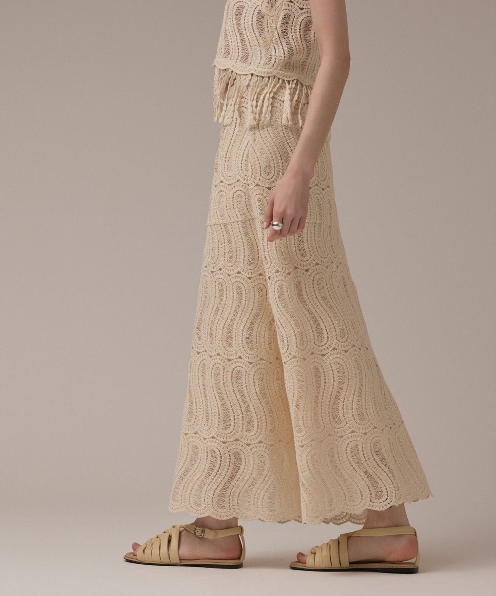 GRACE CONTINENTAL クロシェレーススカート 