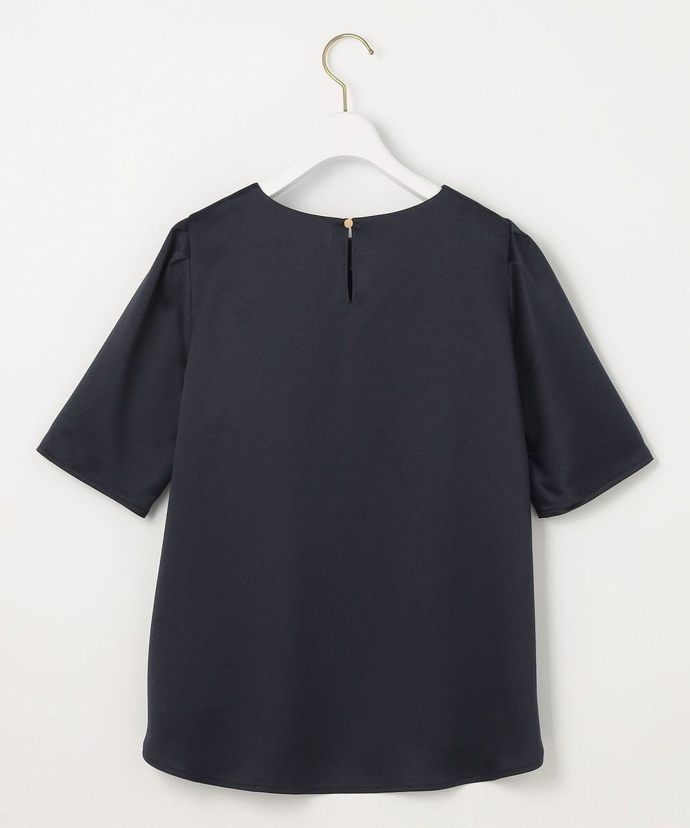 ANY SIS L 【洗える】サテン プルオーバー 