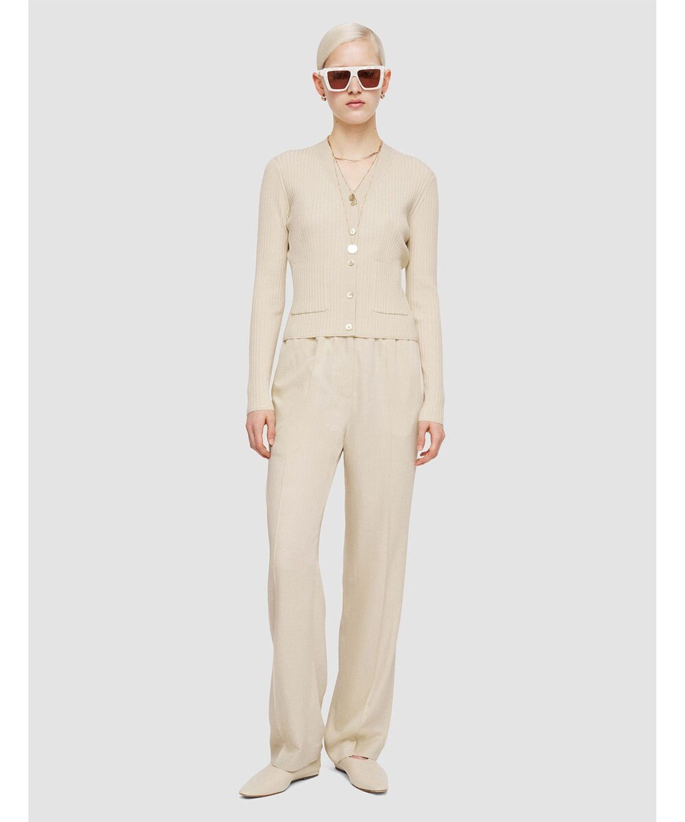 JOSEPH 【洗える】ファインリブメリノ　カーディガン 