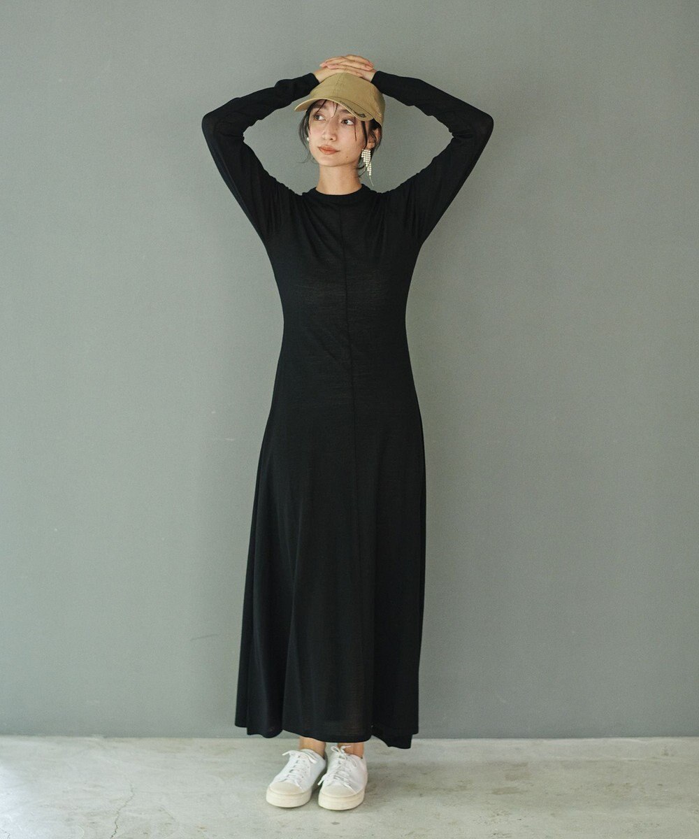 #Newans パーフェクトシルエットニットドレス 