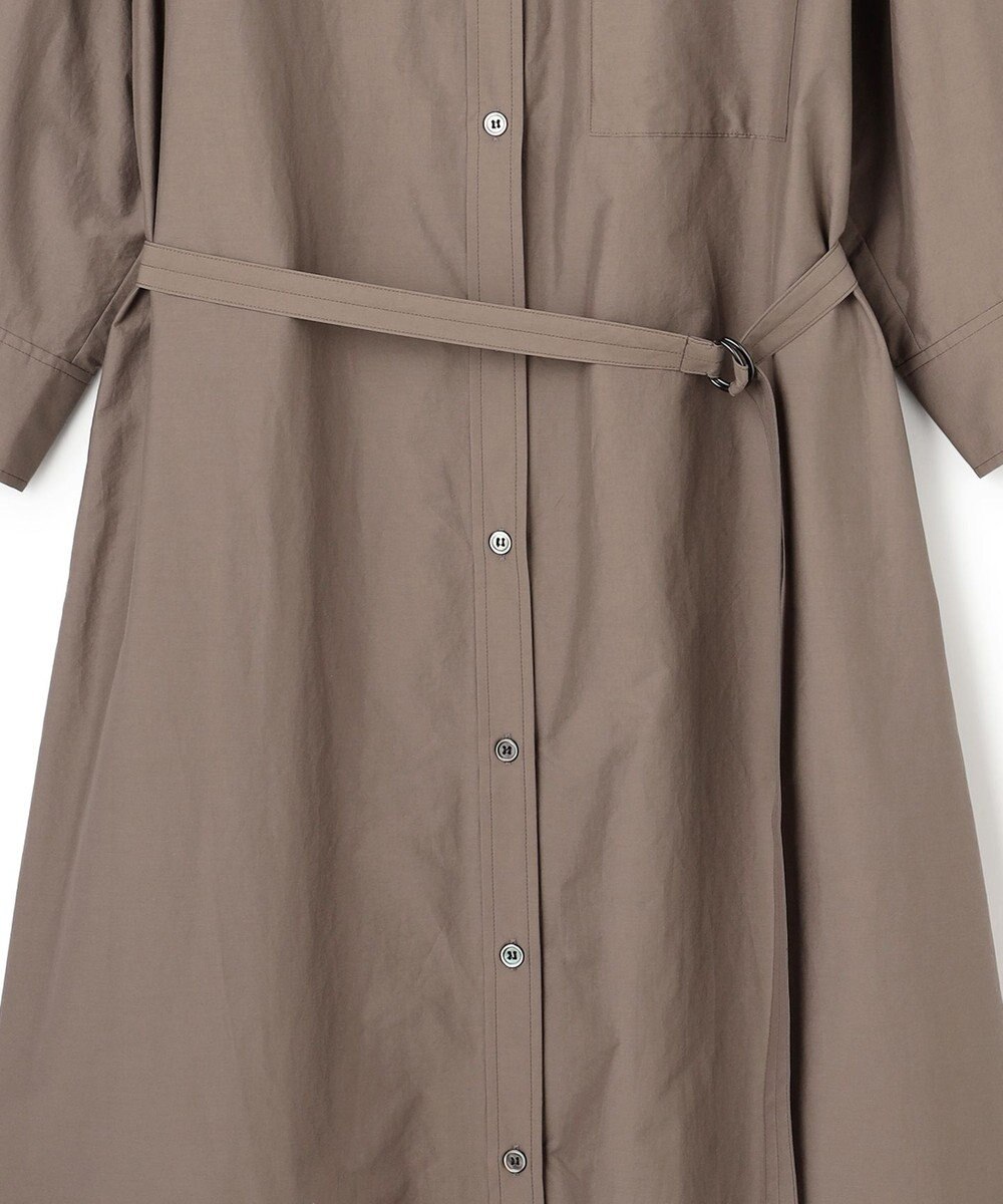23区 【先行予約】ナイロンコットンタフタ シャツワンピース 