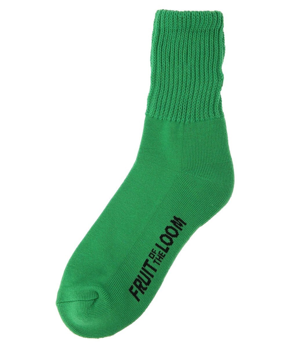 Green Parks ■別注　フルーツオブザルーム　３Ｐバック刺繍ソックス 