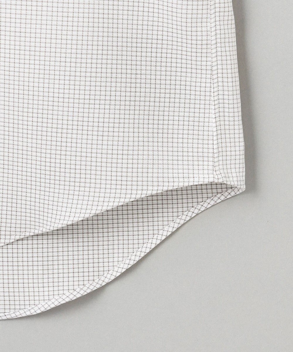 GOTAIRIKU 春夏向け【形態安定】SUMMERPREMIUMPLEATS_スナップダウンカラー 半袖ドレスシャツ_ブラウン(25年限定色) 