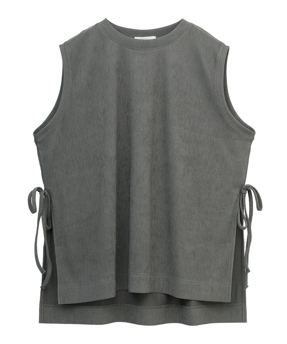 Green Parks サイドリボンノースリーブチュニック 