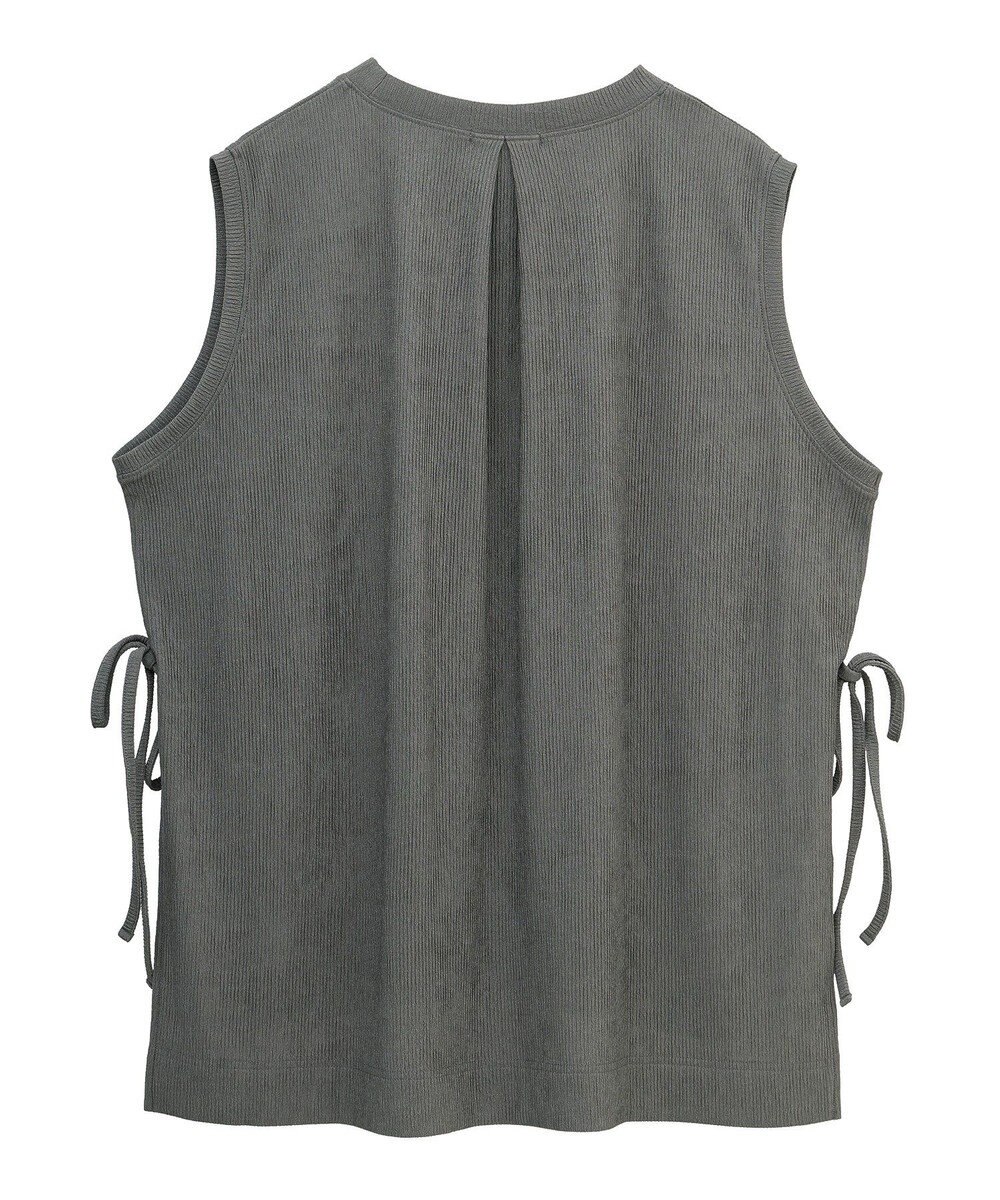 Green Parks サイドリボンノースリーブチュニック 