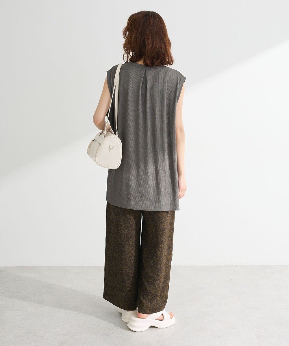 Green Parks サイドリボンノースリーブチュニック 