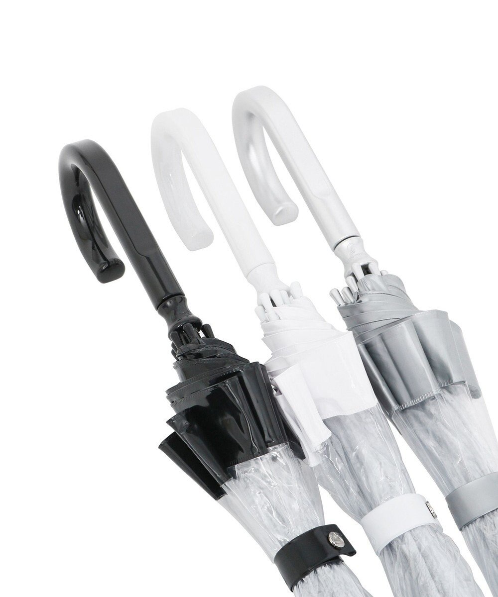 MOONBAT 【雑誌掲載／non・no】フルトン (FULTON) Birdcage ワンポイントロゴ 長傘 透明傘 