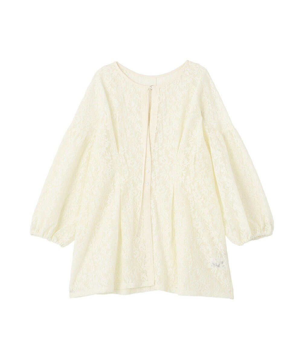 Green Parks メッシュレースタック入りプルオーバー 