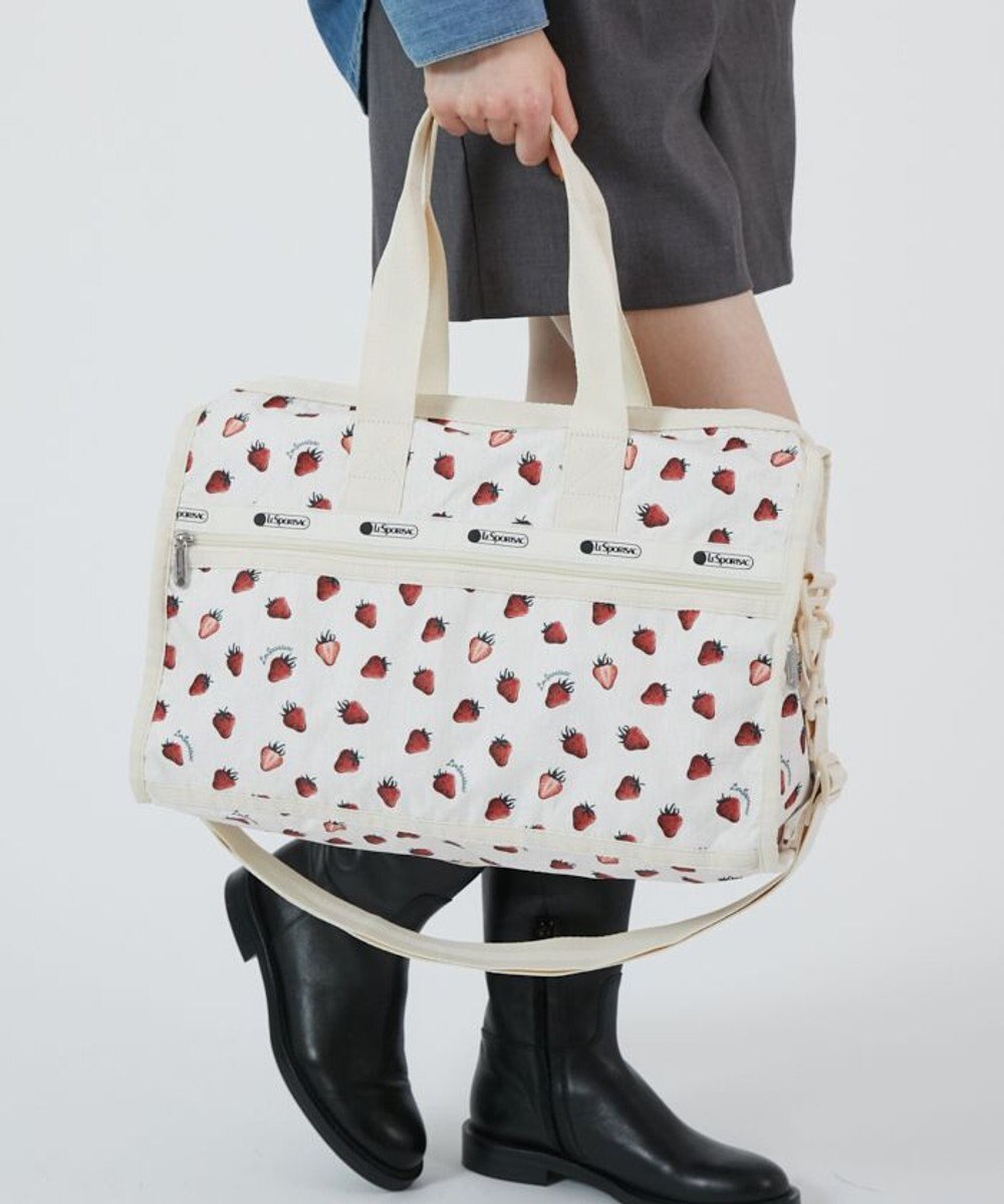 LeSportsac DELUXE MED WEEKENDER/ビタースウィートベリー 