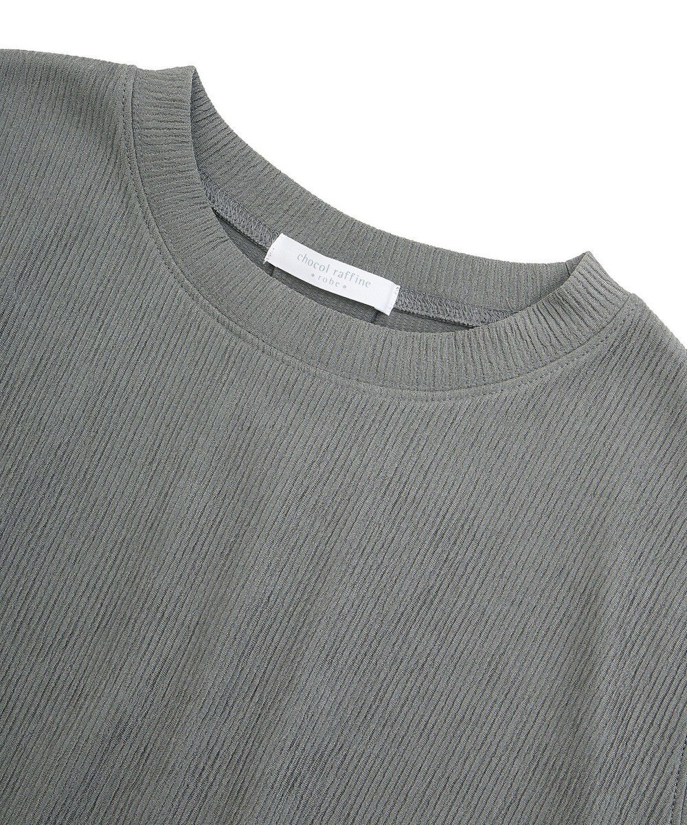 Green Parks サイドリボンノースリーブチュニック 