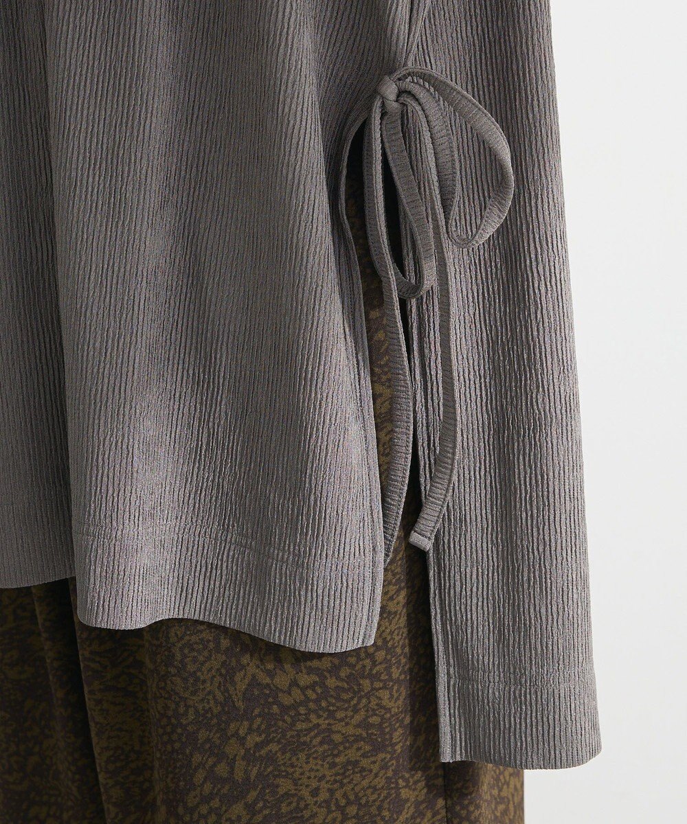 Green Parks サイドリボンノースリーブチュニック 