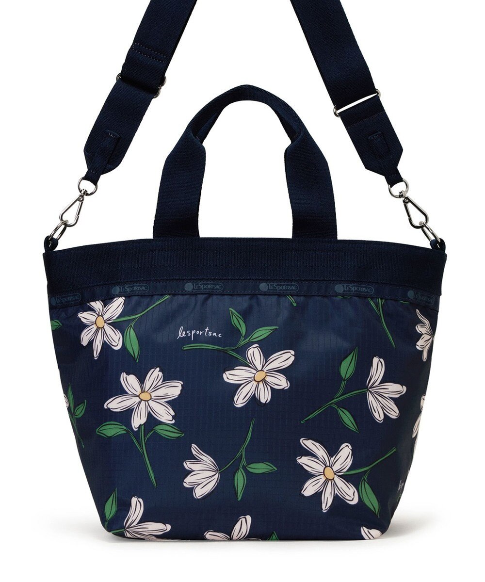 LeSportsac BUCKET TOTE/フローラルブルームズネイビー 