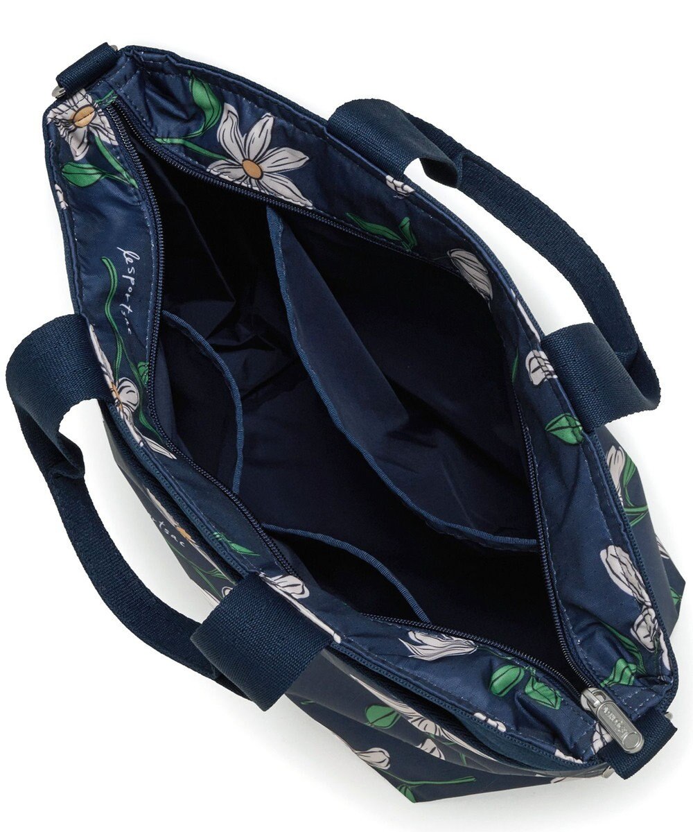 LeSportsac BUCKET TOTE/フローラルブルームズネイビー 