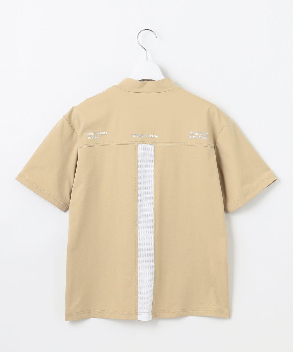 PW CIRCULUS 【吸水速乾 / UV遮蔽率99% UVカット / ストレッチ】【WOMEN】メッシュポケットモックネックT ゴルフウェア レディース 