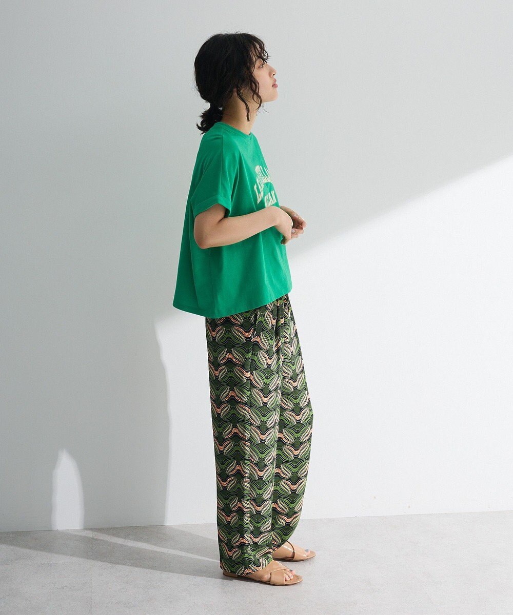 Green Parks 袖折り返しカレッジＴシャツ 