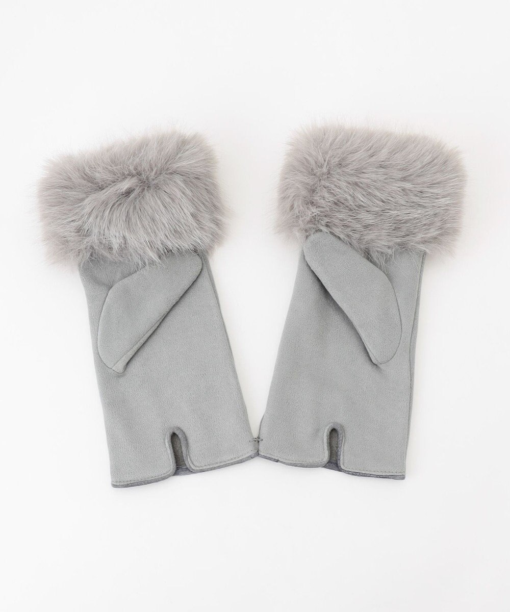 TOCCA 【百田夏菜子さん着用】FAKE SUEDE FUR HANDWARMER 手袋 