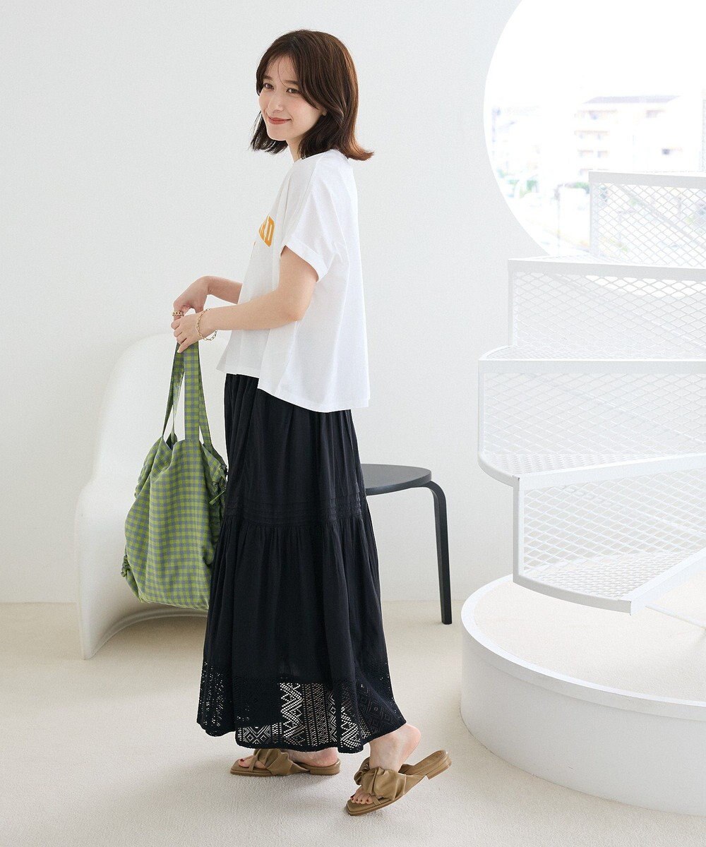 Green Parks 袖折り返しカレッジＴシャツ 