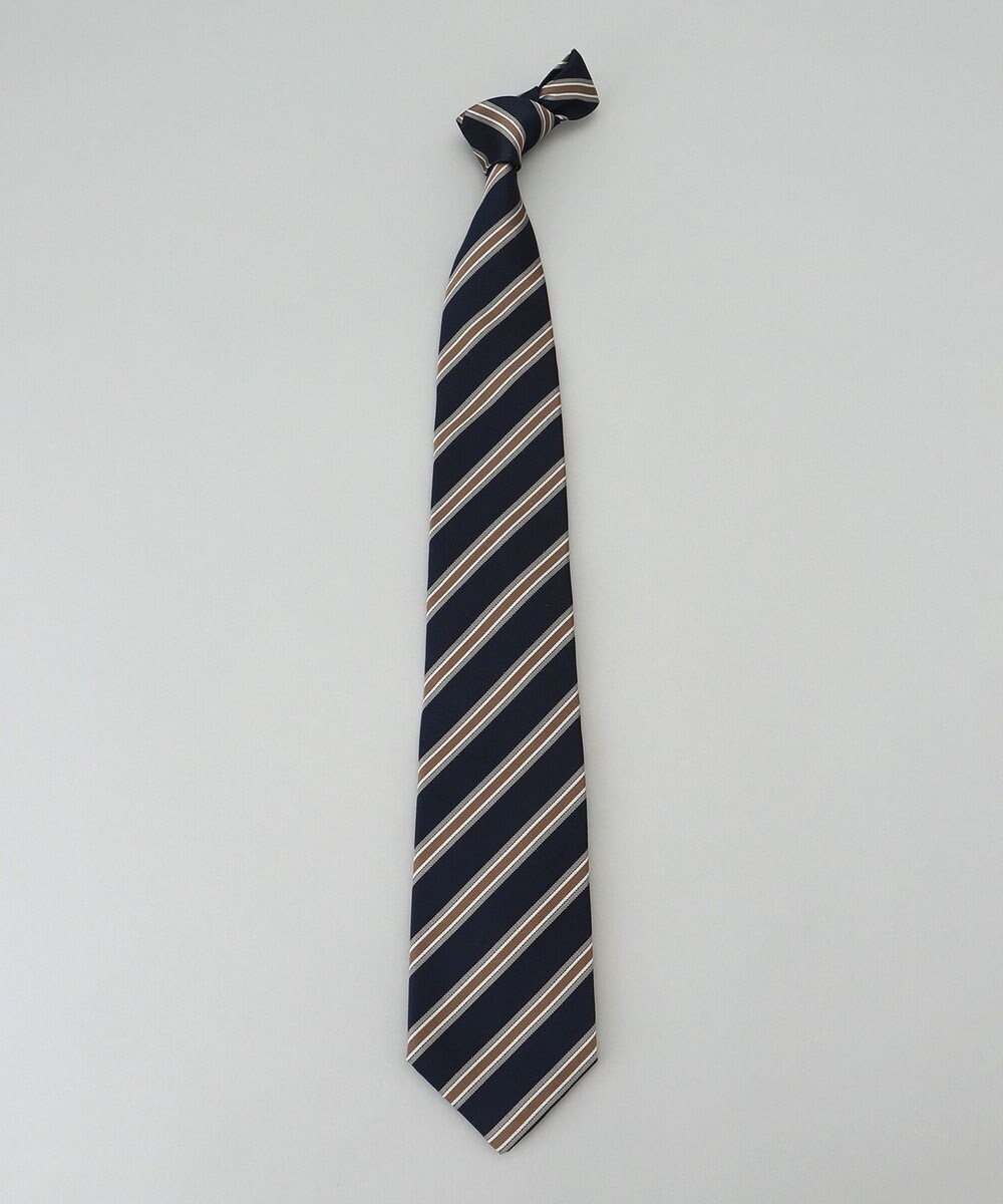 GOTAIRIKU  GOTAIRIKU別注【日本製】シルク ネクタイ_レジメンタル柄 