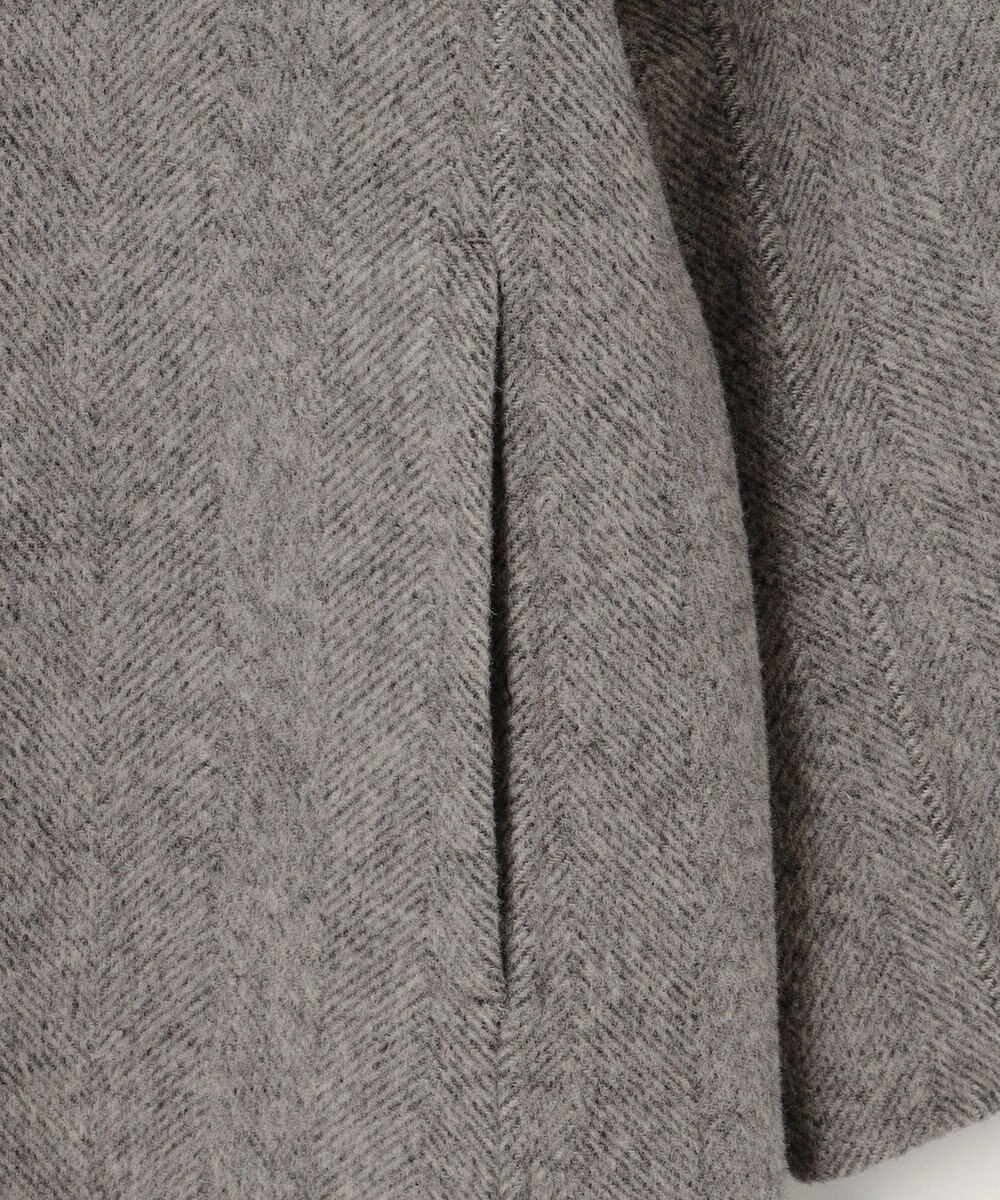 自由区 L ウールリバーロング コート 