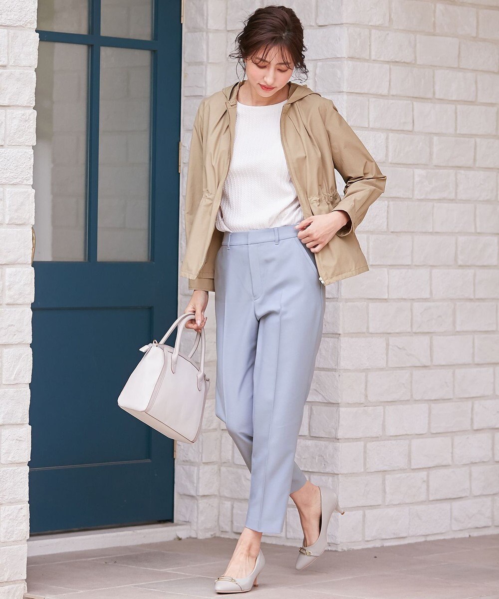 ANY SIS 【洗える】褒めらレディ テーパード パンツ 