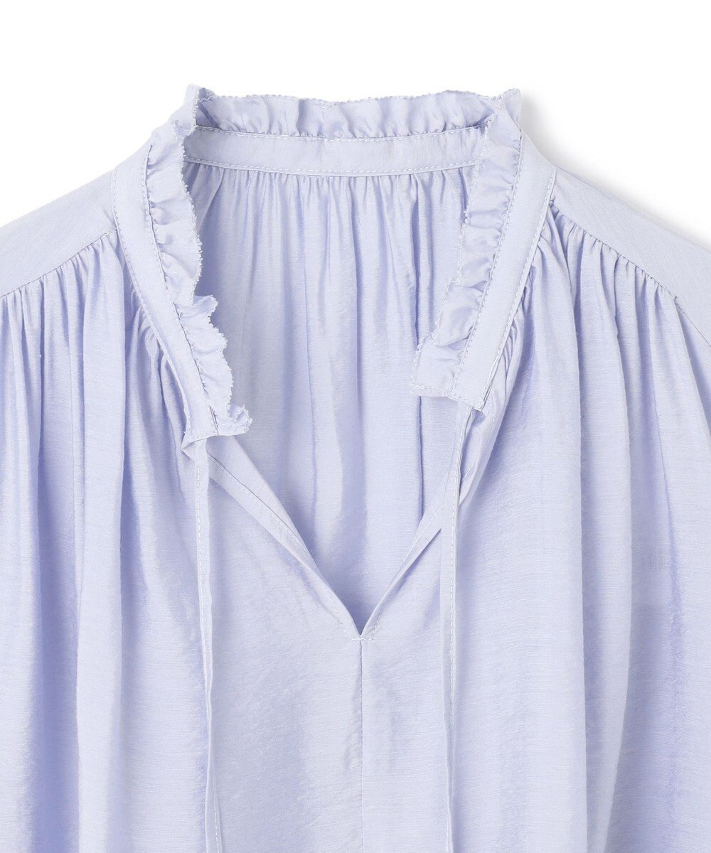 UNFILO ヴィンテージシアー ギャザーブラウス 