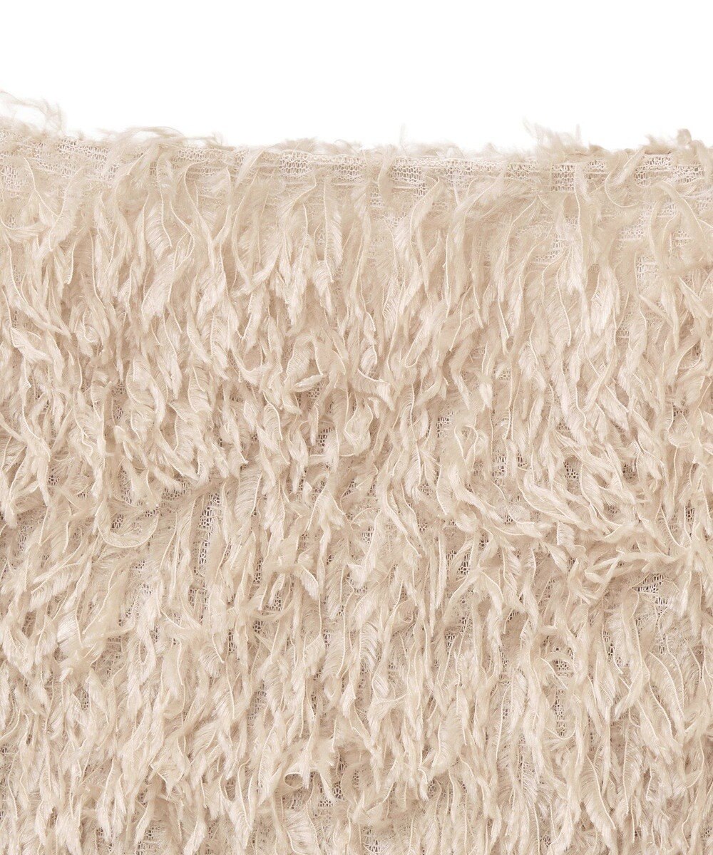 earth music&ecology 【WEB限定】ベロアリボンフェザービスチェ 