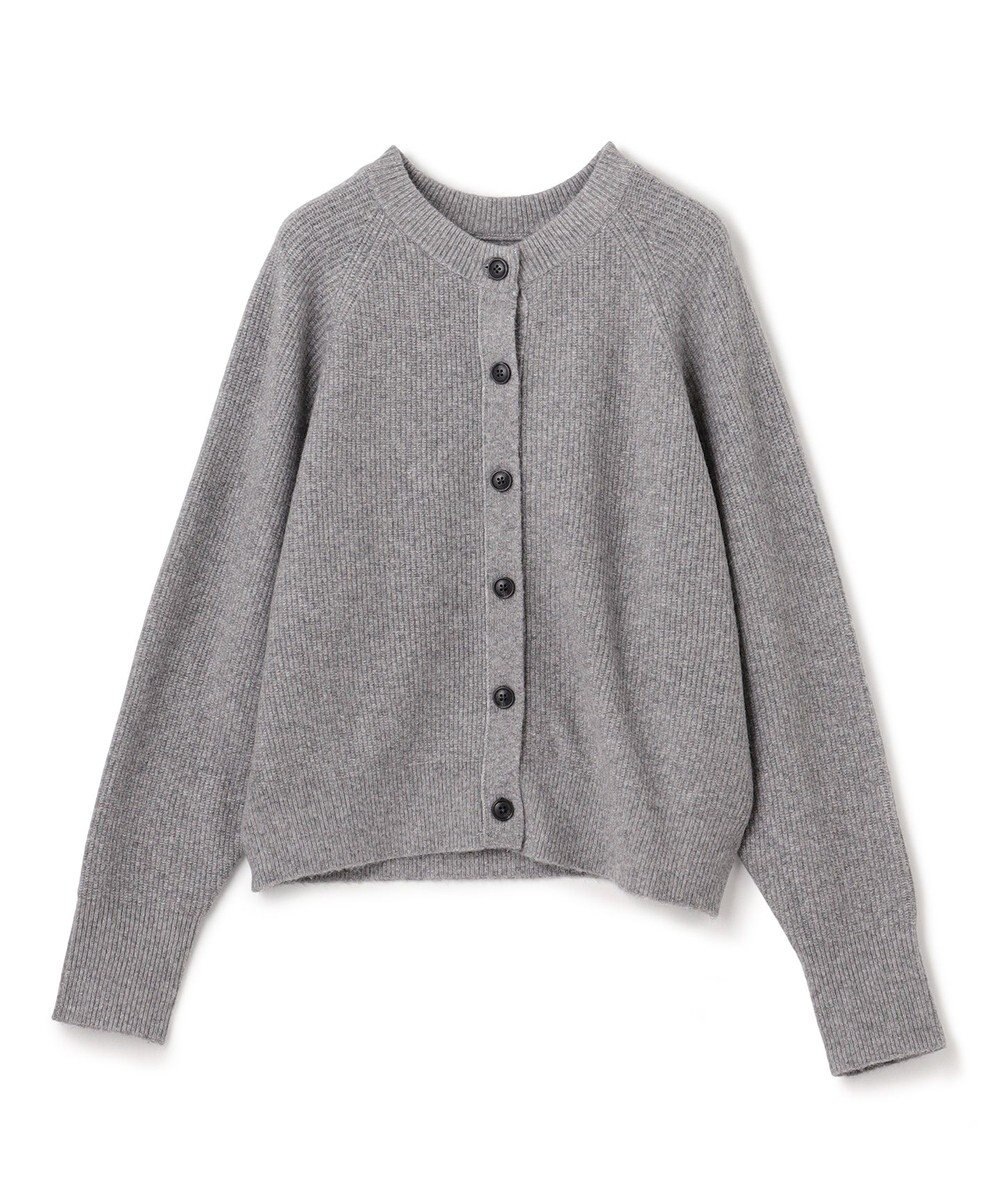 UNFILO 【洗える】ふわふわニット 2WAYクルーカーディガン 