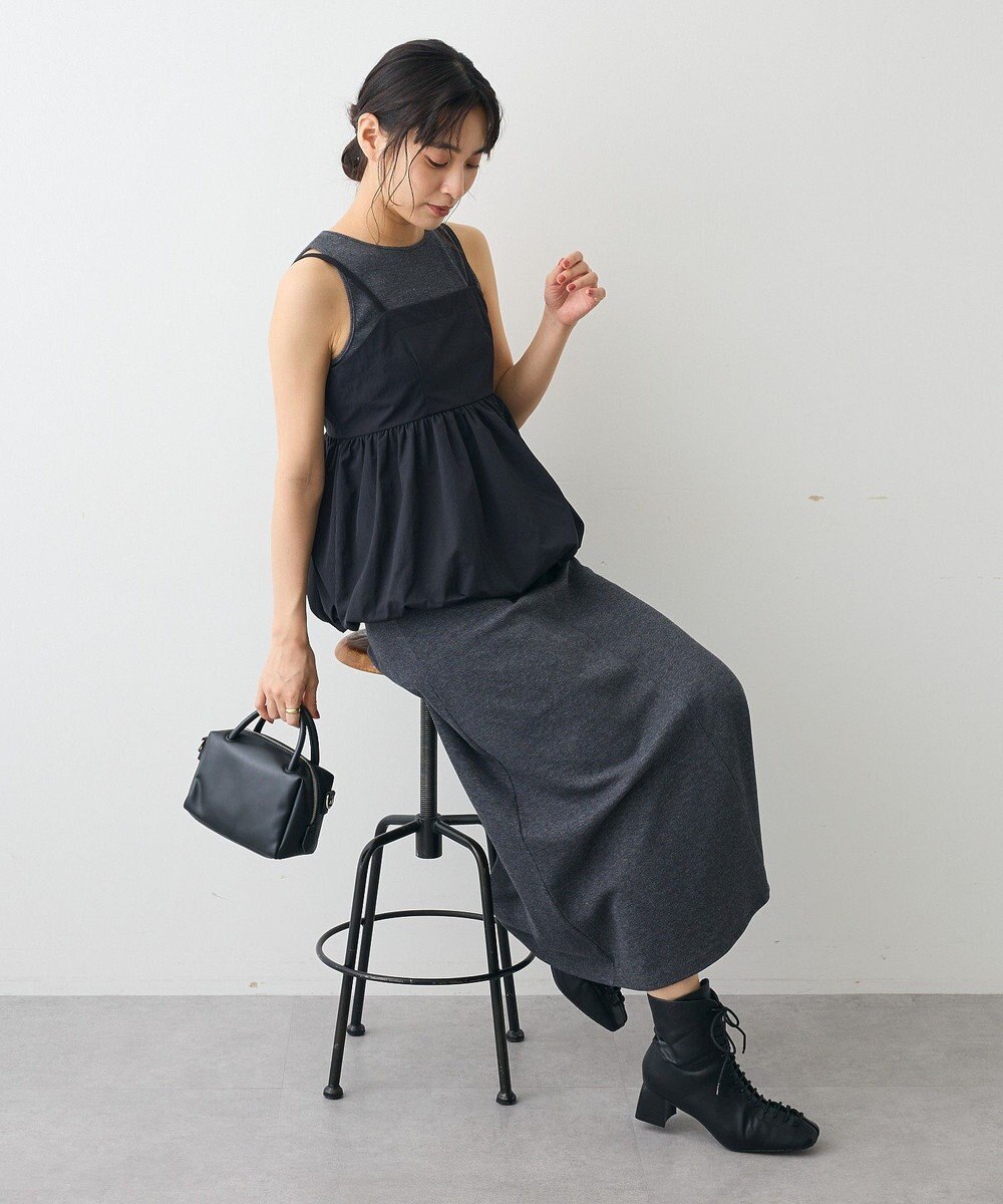 CRAFT STANDARD BOUTIQUE 2点セット/リブレイヤードワンピース 