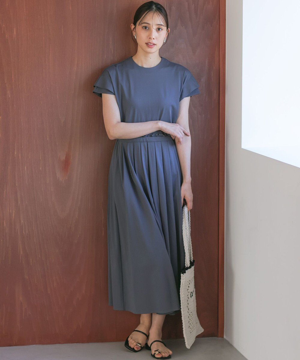 組曲 【先行予約】サマージャージーフィットアンドフレア ワンピース 