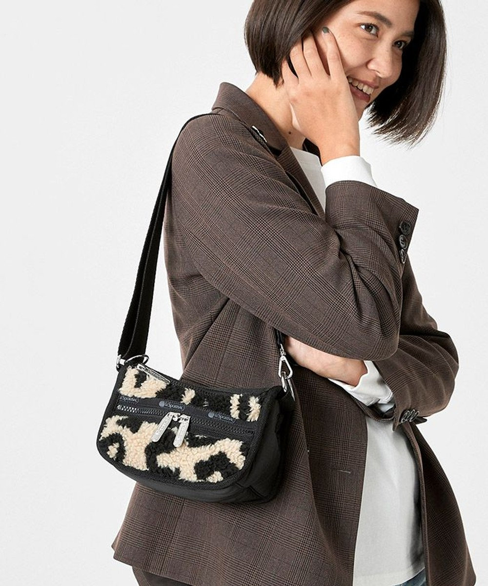 SHERPA LOAF CROSSBODY/レオパードシェルパ, レオパードシェルパ, F