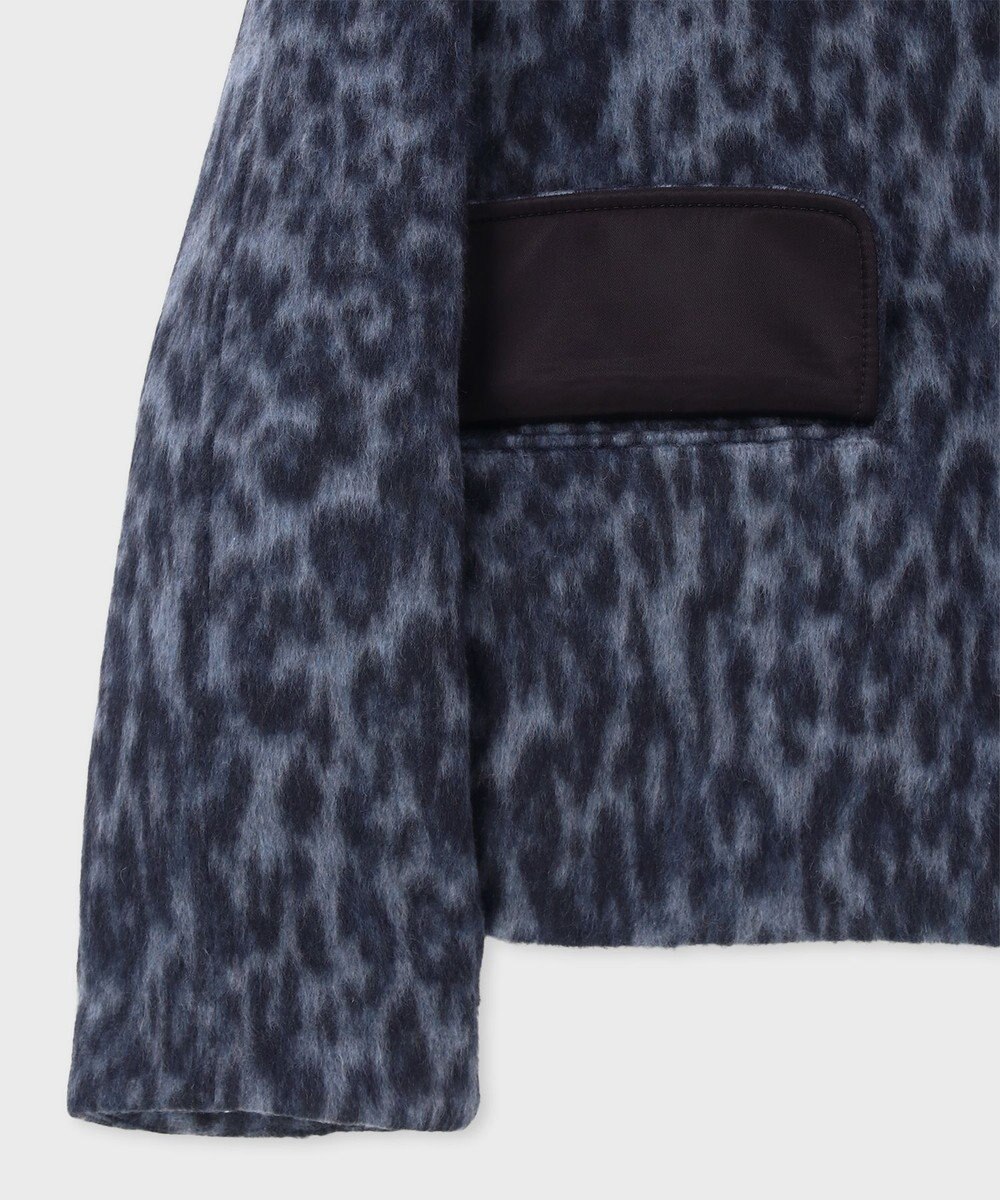 Paul Smith ウールブレンド レオパード スタンドブルゾン 