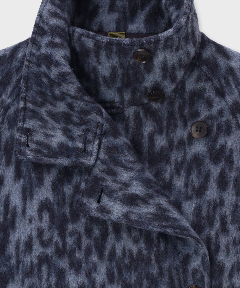 Paul Smith ウールブレンド レオパード スタンドブルゾン 