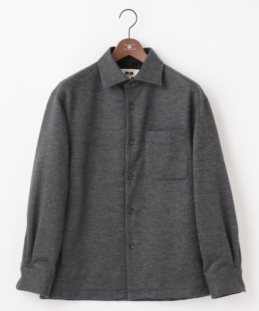 JOSEPH ABBOUD 【軽量/ストレッチ/尾州が誇る上質素材 】ウールミルドジャージーシャツ 